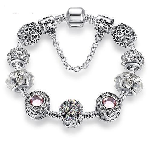 Pulseira com Berloque Crystal